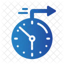 Forward Time Clock Icon