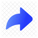 Forward Chat Square Arrow Message Icon Icon
