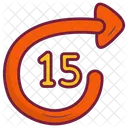 Forward 15 Seconds  Icon