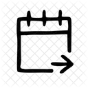 Handdrawn Appicons Calender Forward Icon