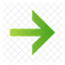 Flat Illustration Forward Icon