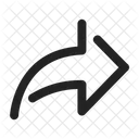 Arrow Share Back Icon