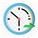 Forward Time Clock Icon