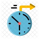 Forward Time Clock Icon