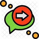 Forward Message Message Forwarding Share Message Icon