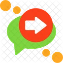 Forward Message Message Forwarding Share Message Icon