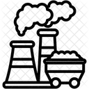 石炭、石油、ガス アイコン