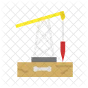 Fossil Fuels Mining Factory Icon