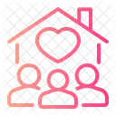 Foster Home Family Icon