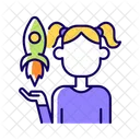 Fostering kids creativity  Icon