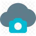 Foto En La Nube Camara En La Nube Imagen En La Nube Icono
