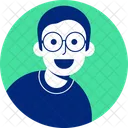Joven Guy Retrato Icono