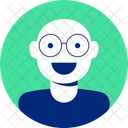 Joven Guy Retrato Icono
