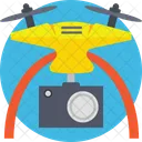 Drone con fotocamera  Icon