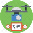 Drone con fotocamera  Icon