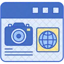 Sitio web de fotografía  Icon