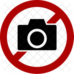 Fotografieren ist nicht erlaubt  Symbol