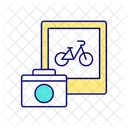 Fahrrad Foto Kamera Symbol