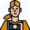 Beruf Avatar Fotograf Symbol