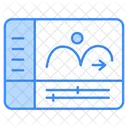 Fotograma De Animacion Secuencia De Animacion Fotograma De Movimiento Icono