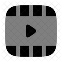 Reproduccion De Fotogramas De Video Horizontal Icono