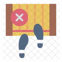 Foul Bowling Footstep Icon