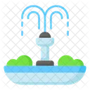Fountain Water Sprinkler Icon