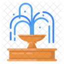 Fountain Decorative Fountain City Fountain Icon