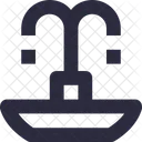 Fountain Yard Decorative Icon