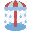 Fountain Mushroom Droplet Icon