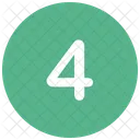 Four Number Icon