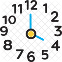 Four Number Clock Icon