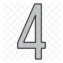 Numbers 4 Days Icon