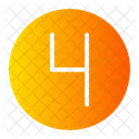 Four Number Ui Icon