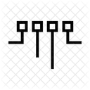 Four Circuit Ai Line Three Circuit Icon