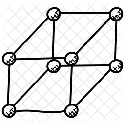 Four Dimensional Square Icon