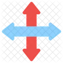 Four Direction Arrows  Icon