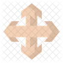 Four directions arrow icon  Icon