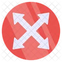 Four Directions Arrows  Icon