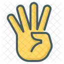 Count Gesture Hand Icon