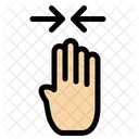 Four Finger Pinch  Icon