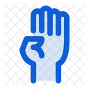 Four Fingers Gesture  Icon