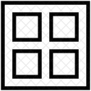 Four Grid Web Icon