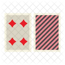 Four of diamonds  Icon