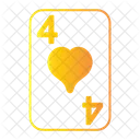 Four of hearts  Icon