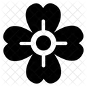 Four Petals Flower Flower Flower Design Icon