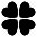 Four Petals Flower Flower Flower Design Icon