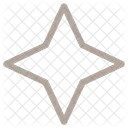 Four Pointed Star Icon