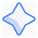 Four Pointed Star  Icon