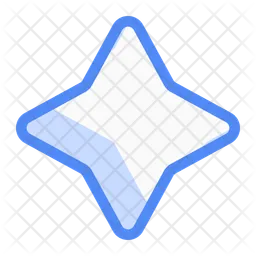 Four Pointed Star  Icon